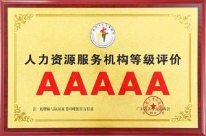 喜报 | 华体会（中国）集团获评5A人力资源服务机构等级荣誉